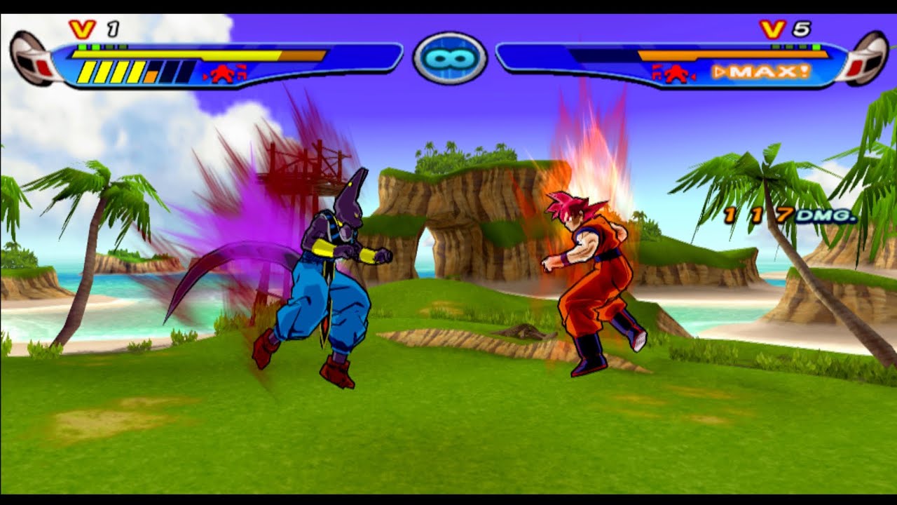 Goku Super Saiyan God vs Beerus 🔥 The First Godly Clash | DBZ Budokai 3 PS2