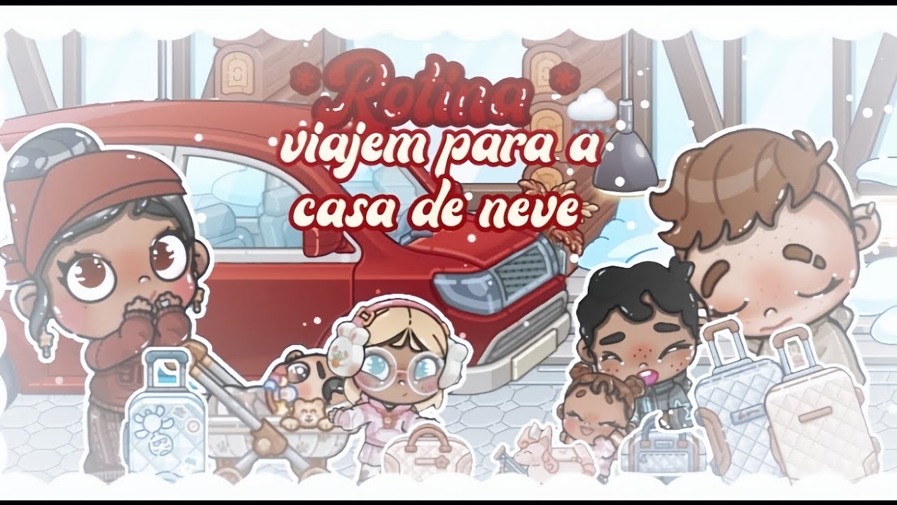 *AESTHETIC *rotina * viajem para a casa de neve❄🏠||com voz||avatar world 