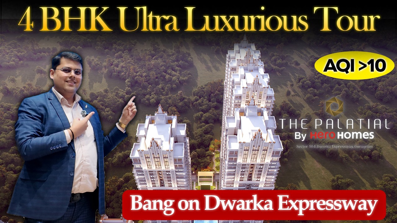 Luxury 4BHK Home Tour | Hero Homes The Palatial Sector 104 Gurgaon | Ultra Luxury Apartment on DXP