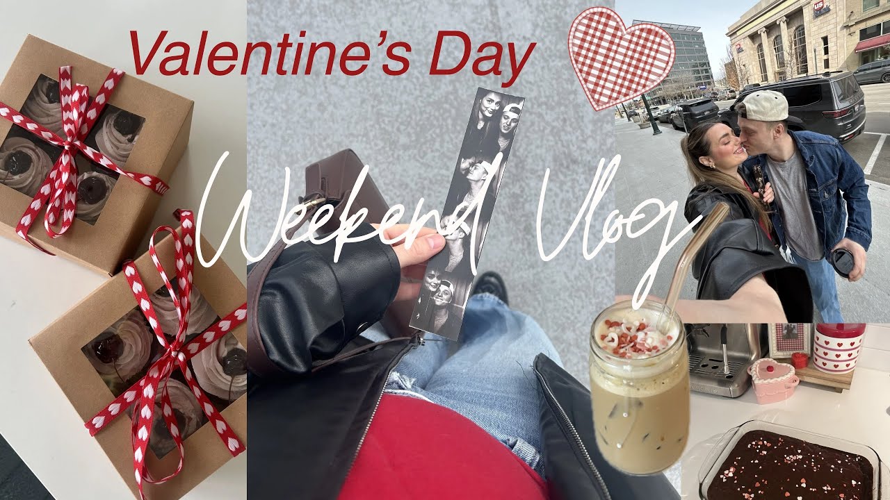 VLOG: Cozy Valentine’s Week🪽💌🏹 💕 Coffee Runs, Baking & Photo Booth Date