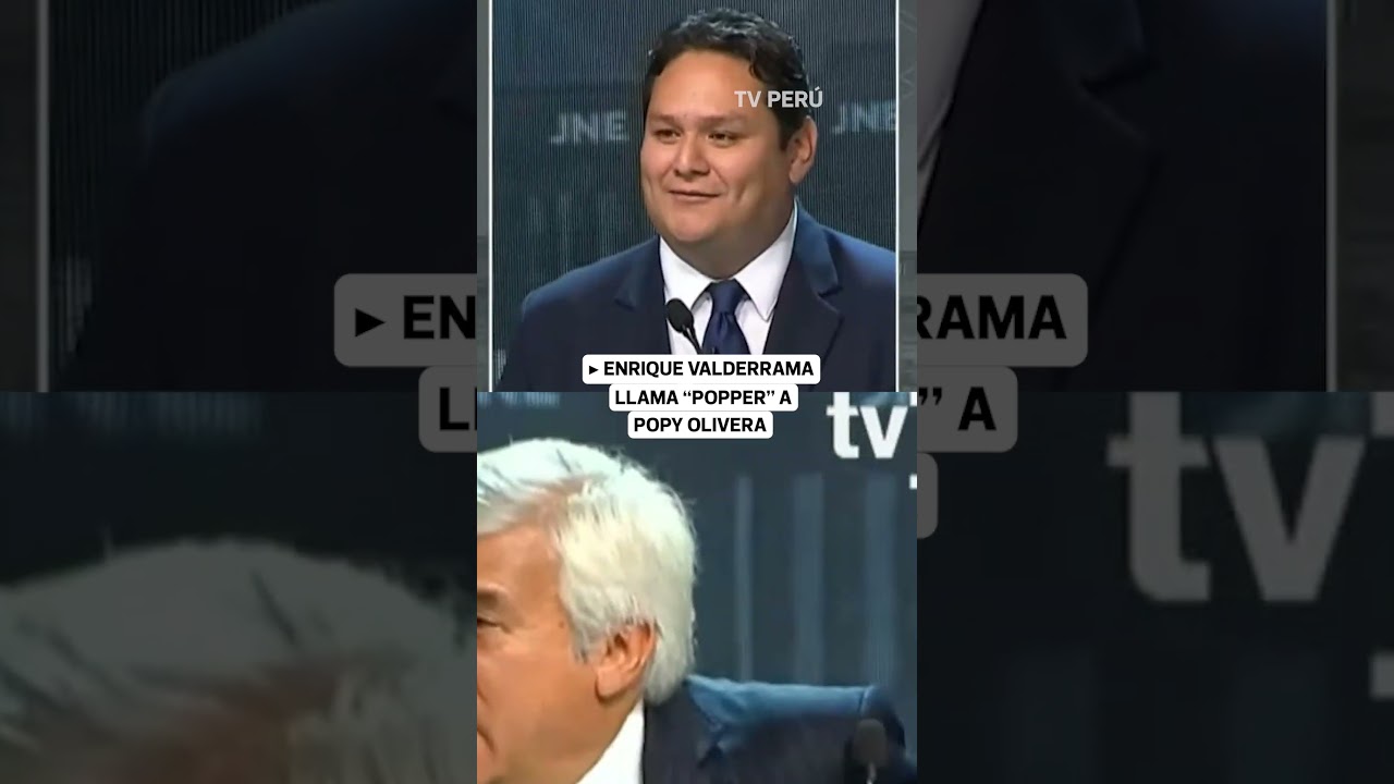 Valderrama llama &ldquo;Popper&rdquo; a Popy Olivera y lo acusa de 