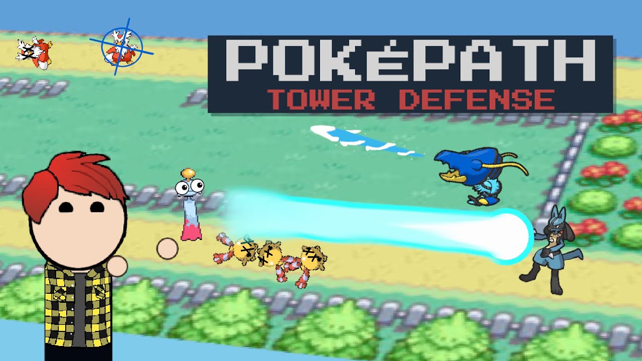 Эволюция потрясающих покемонов, наносящих огромный урон!!! (PokéPath Tower Defense)