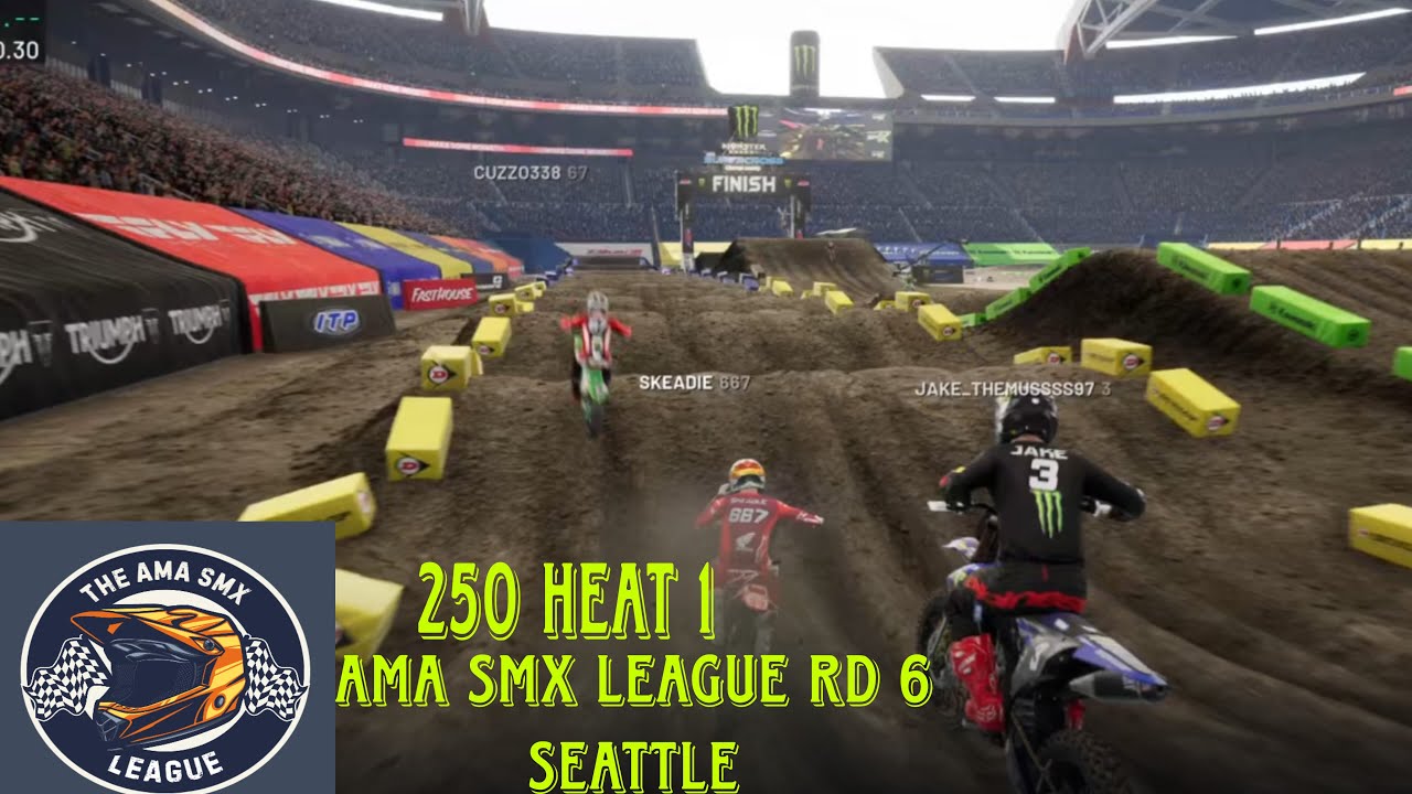 RD 6 AMA Smx league Seattle 250 heat 1 ​⁠@Himme734