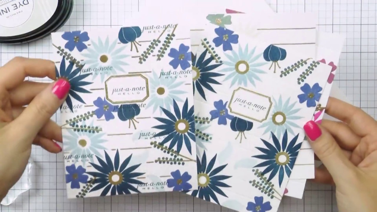 In the Studio With Yana: Stationery-Like Stamped Cards
