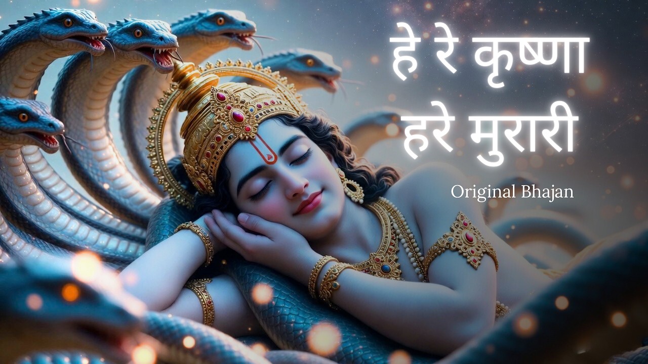 हे रे कृष्णा हरे मुरारी हे नाथ नारायण वासुदेवा | Deep Devotional Krishna Bhajan #krishnabhajan