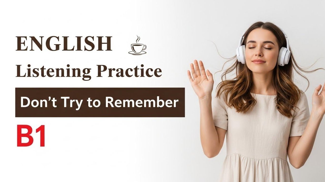 The Teacher Who Said: Don't Try to Remember  | B1 English Practice Podcast