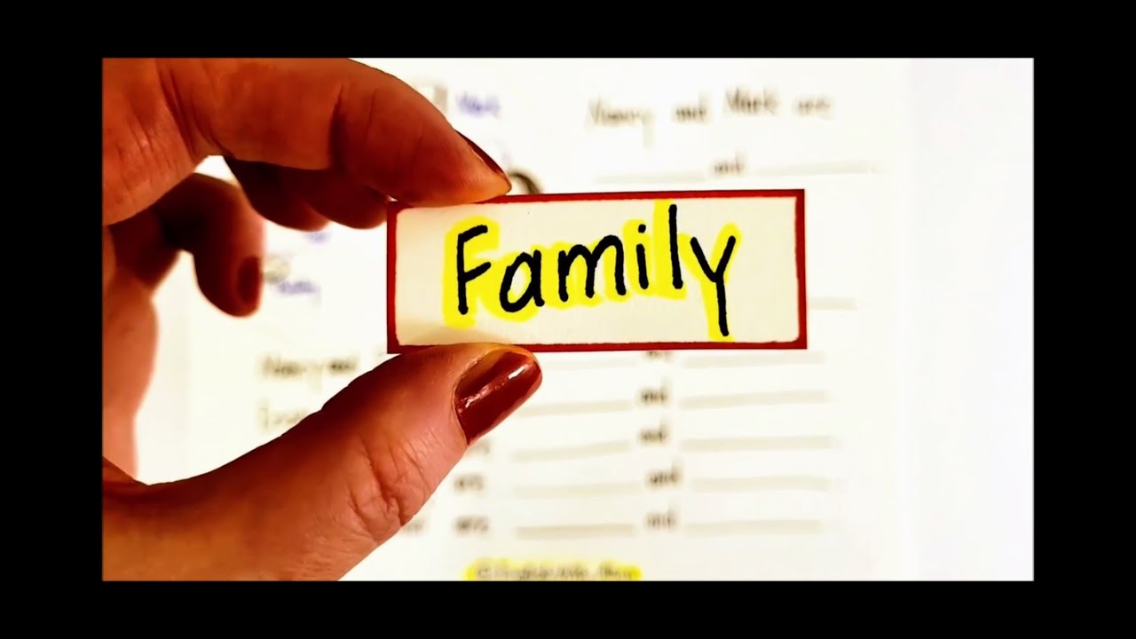 Family - Beginner ESL Vocabulary - Match words and pictures