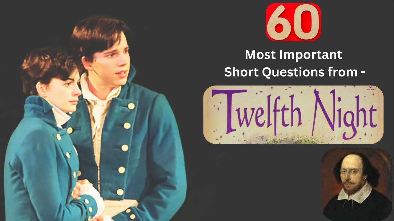 Twelfth Night | Short Question Answers | William Shakespeare | Learn Lit Note