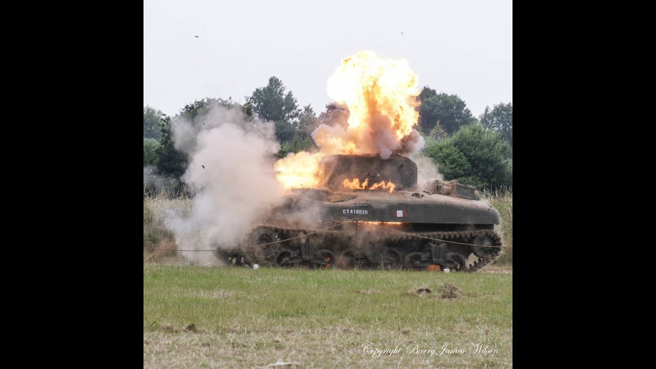1943 Ram MkII Tank built then blown up