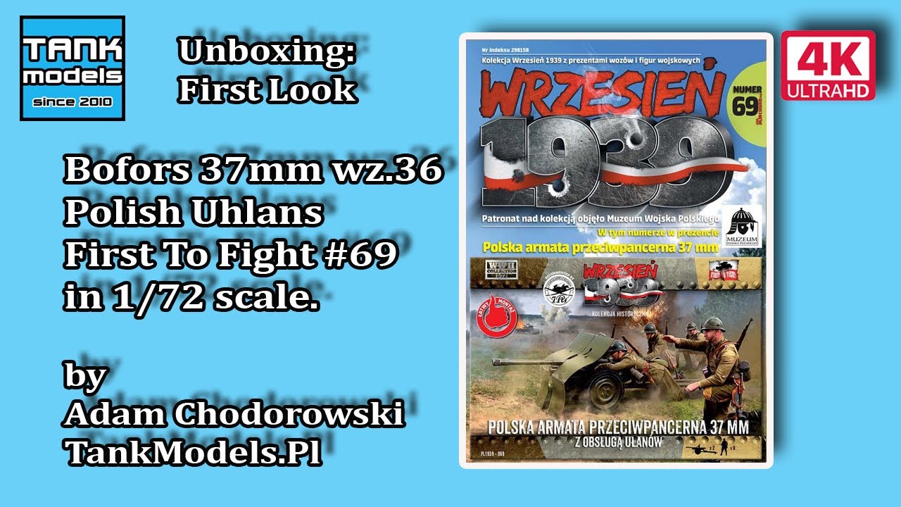 Unboxing #96 - Bofors 37mm wz.36 AT Gun Polish uhlans - First To Fight PL1939-69