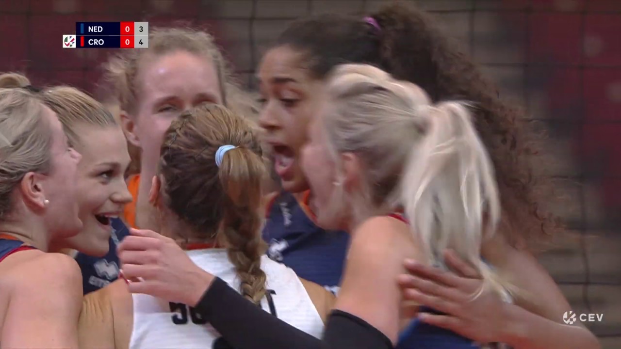 EK Volleybal 2019: samenvatting Nederland - Kroatië (Ziggo Sport)