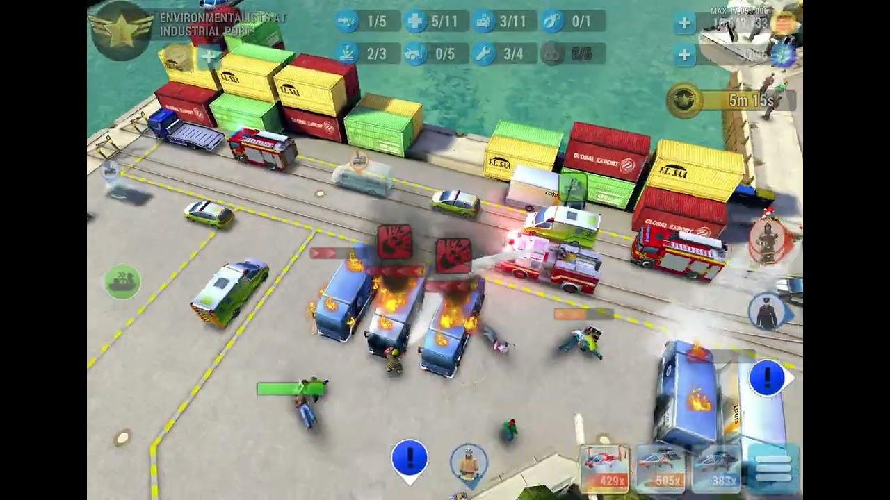 Emergency HQ : Elite Responder #5 - Environmentalists at industrial port!