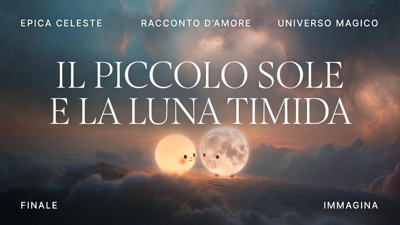Il Piccolo Sole e la Luna timida - favole per bambini - favole di luna