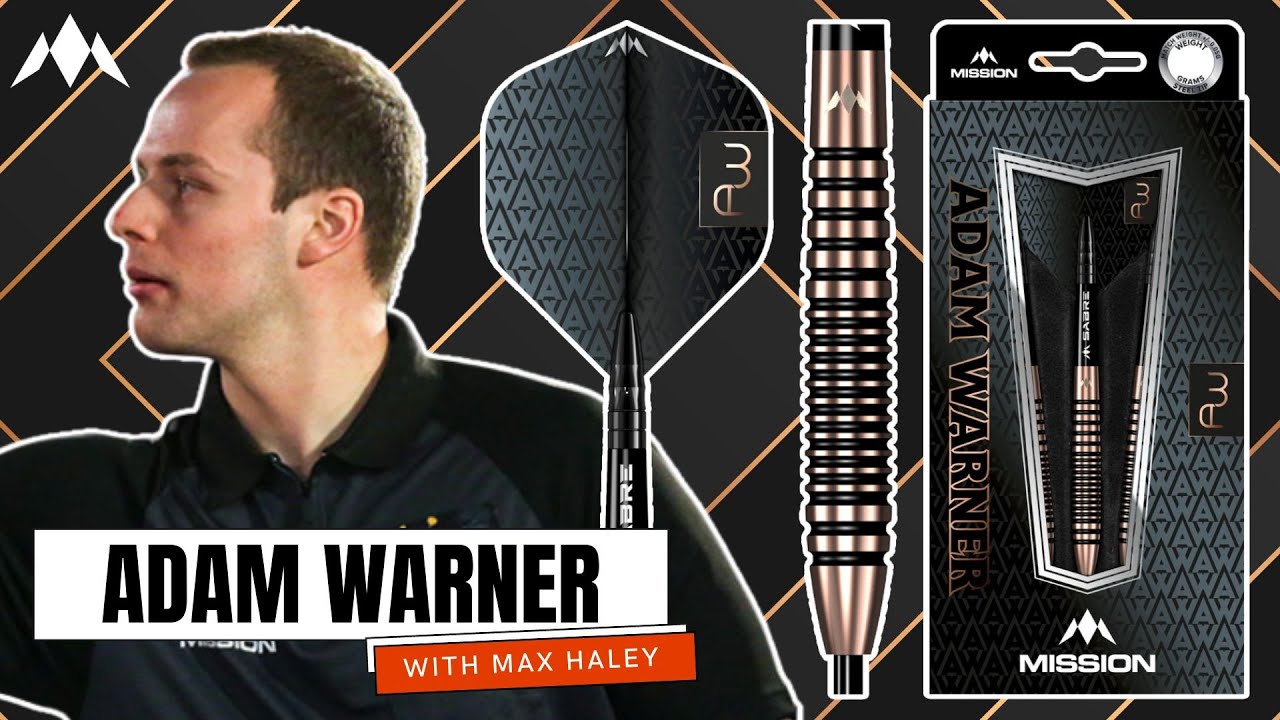 ADAM WARNER MISSION DARTS REVIEW WITH MAX HALEY 🎯