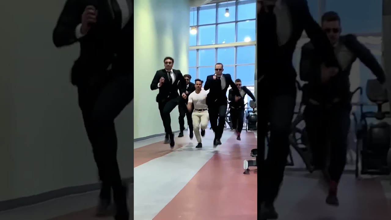 This guy brought his security guards to the gym&hellip;
