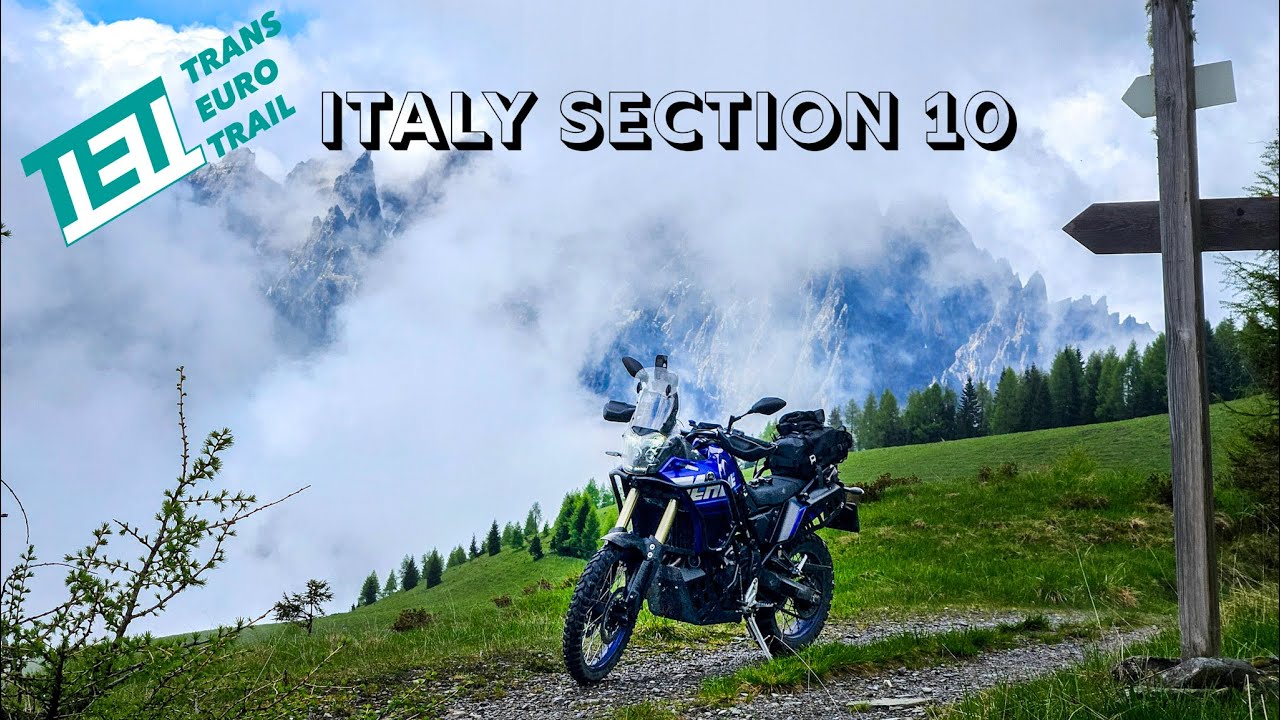 Rain, Fog & a Rainbow | Solo on TET Italy Section 10 (Tenere 700)