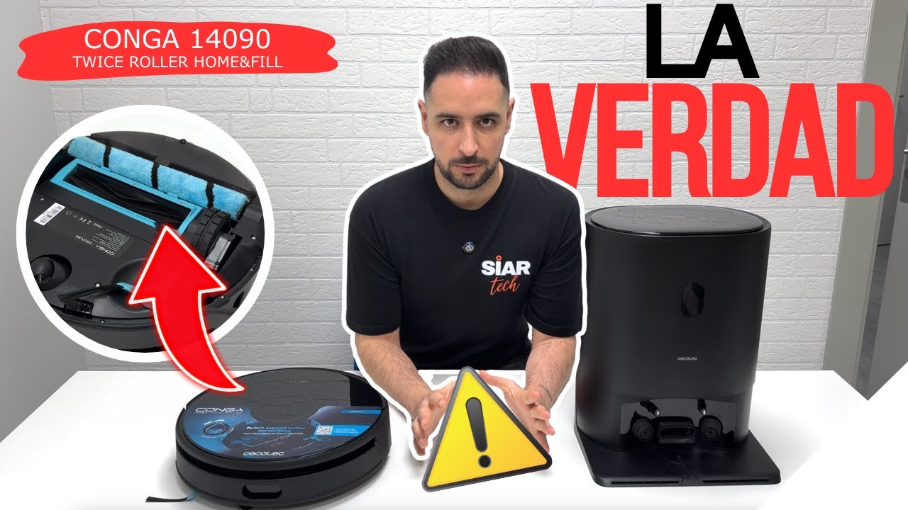 🌪️ CONGA 14090 TWICE ROLLER HOME&FILL: ¿Es recomendable este ROBOT ASPIRADOR? Review y opiniones