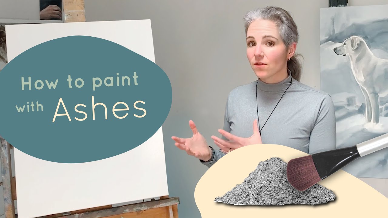 Add Ash to a Pet  Memorial Painting