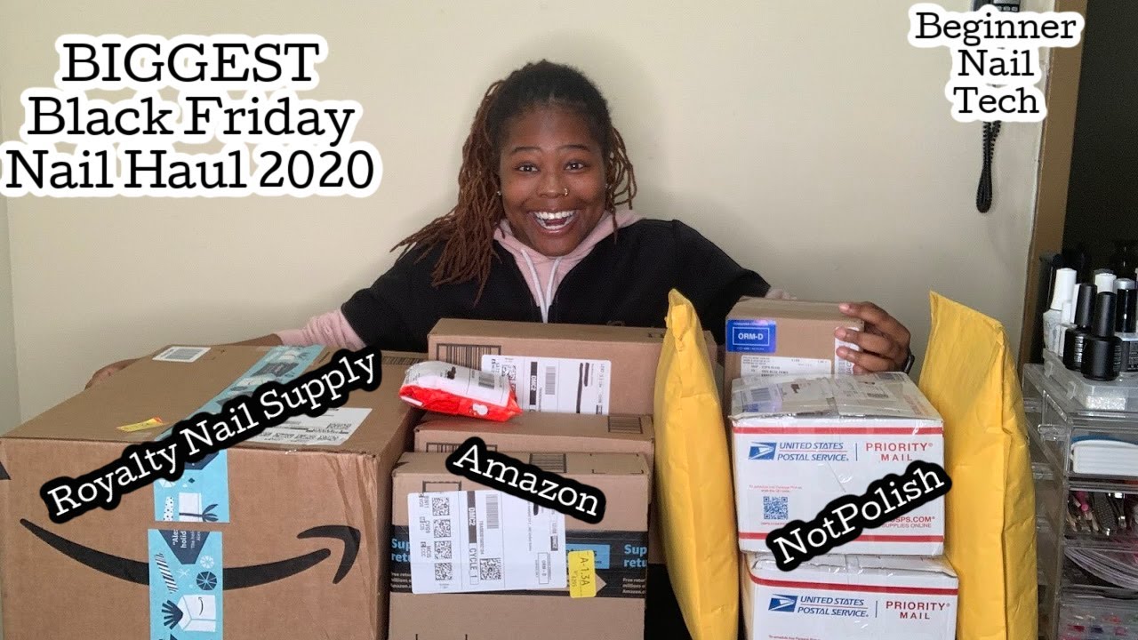 BIGGEST BLACK FRIDAY NAIL HAUL 2020| Ft NotPolish, Amazon, Royalty Nail Supplies