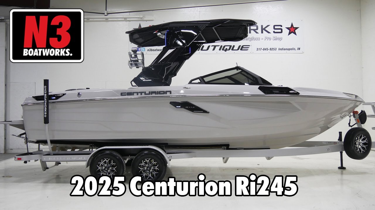 2025 Centurion Ri245 - Whisper Gray - Walk Through || N3 Boatworks