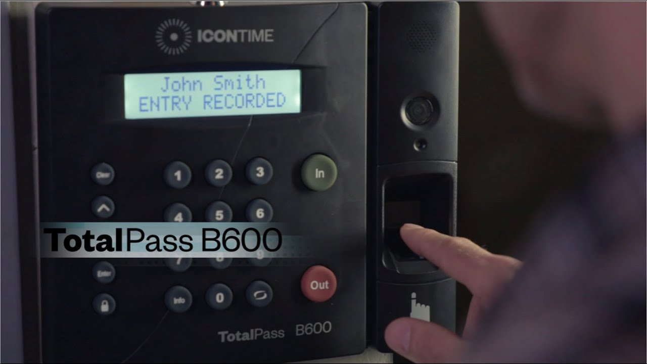 IconTime B600 Employee Time Clock