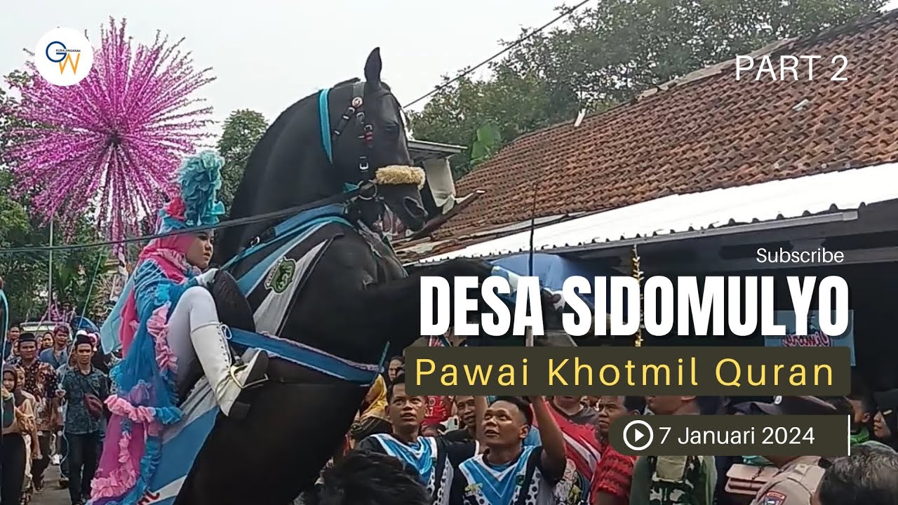 Full Kuda tanpa Mobil‼️Pawai Khotmil Quran Desa Sidomulyo Kec Purworejo 7 Januari 2024.