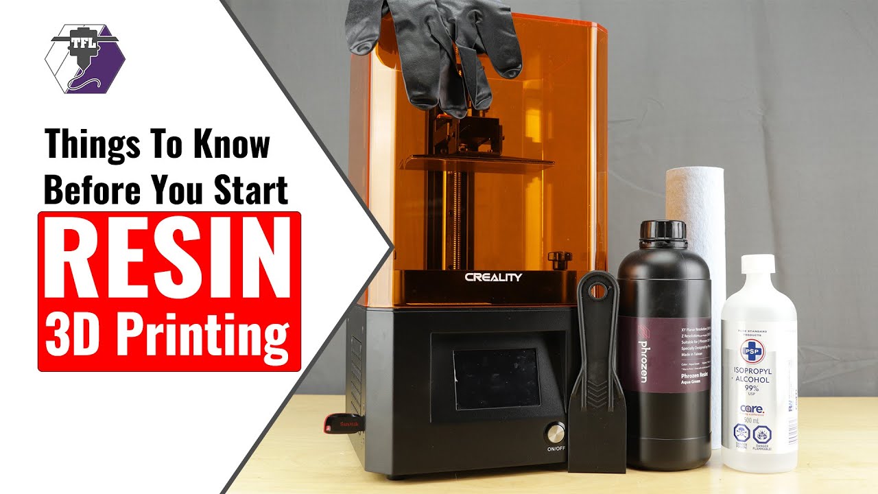 Thing to know before you start Resin 3D printing