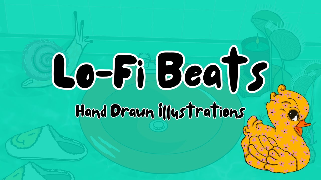 Lo-fi Beats and hand drawn illustrations -Morning Grind