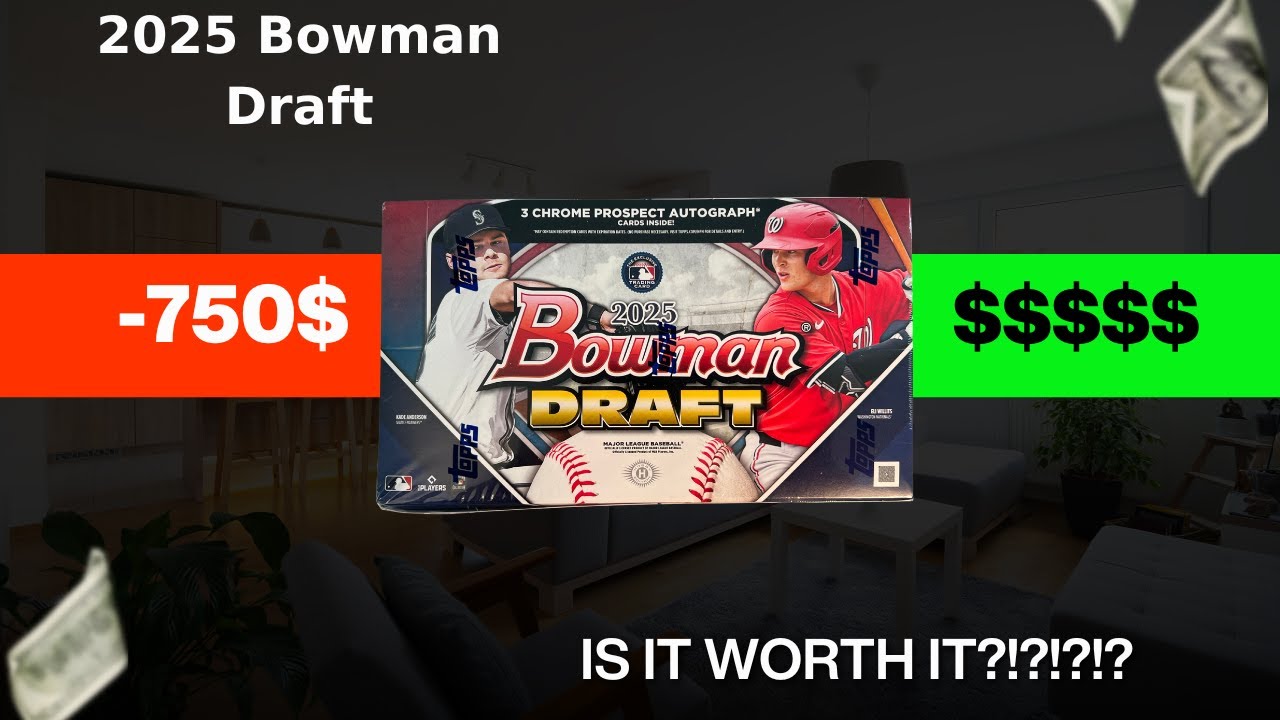 2025 Bowman Draft JUMBO - An Honest Review! 750$! Sports card Unboxing!