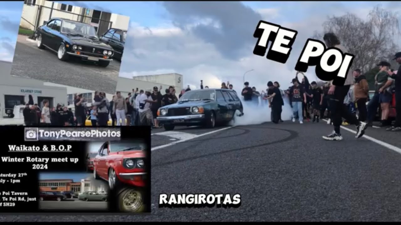 Te Poi Tavern Rotary Meet Burnouts￼