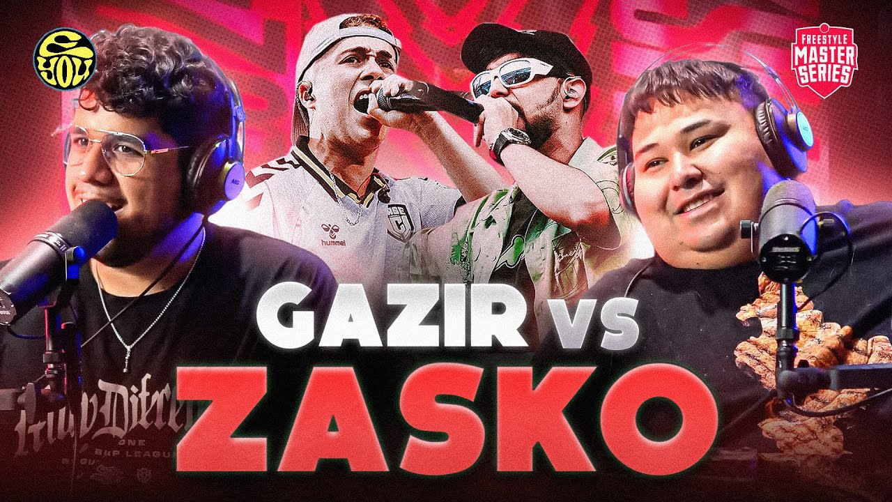 GAZIR ACABA CON LA PATERNIDAD DE ZASKO! - Reacción a su batalla en FMS España - EYOU TV