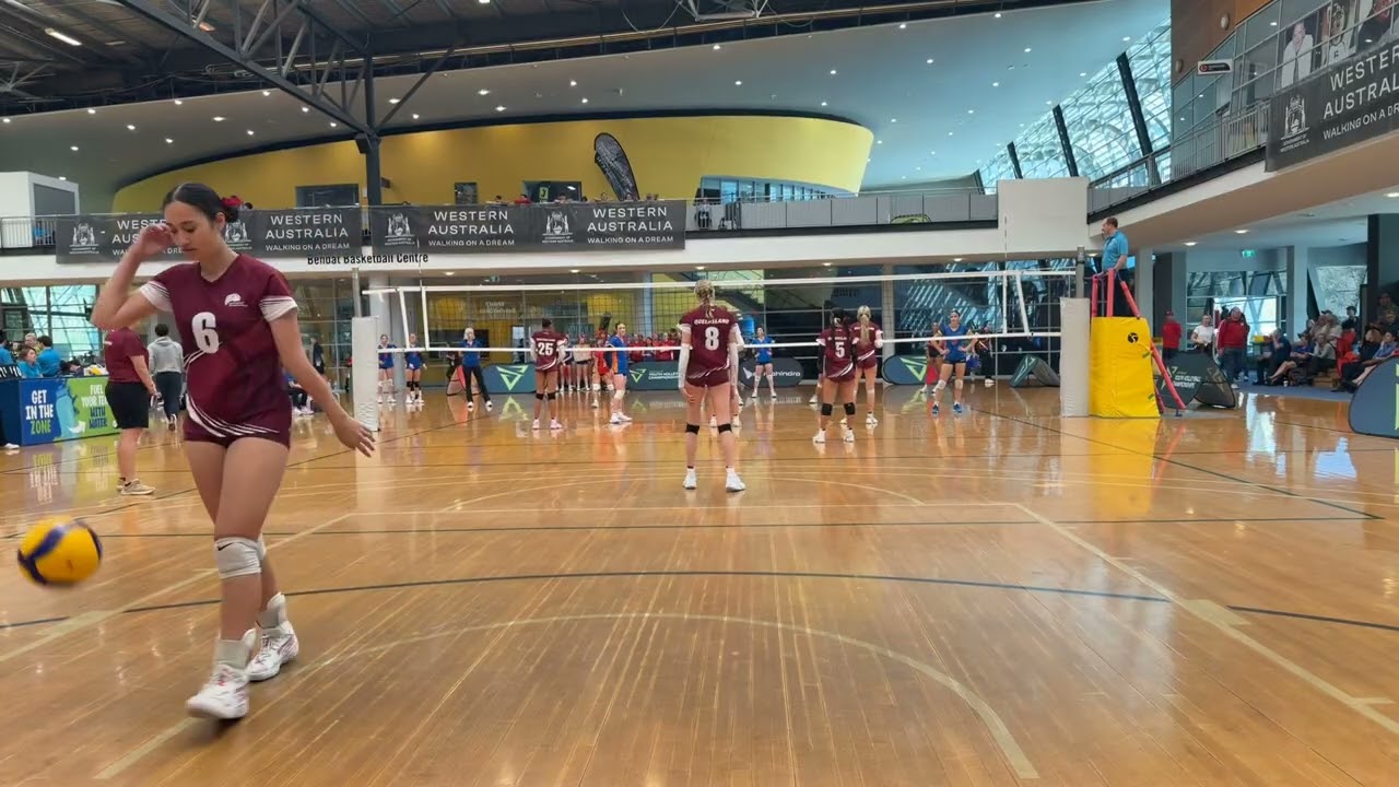 AYVC 2025 Gold Medal U16G - QLD Maroon VS SA