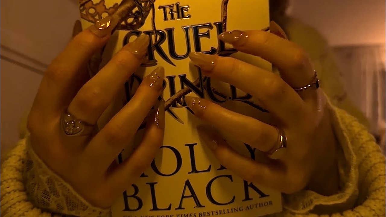 book triggers ASMR ♡ tapping, scratching & page turning for sleep 🧸