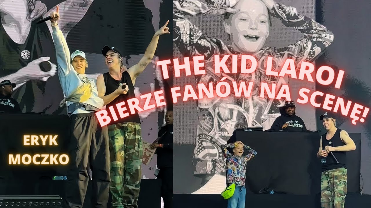 THE KID LAROI BIERZE DWÓJKĘ FANÓW NA SCENĘ!