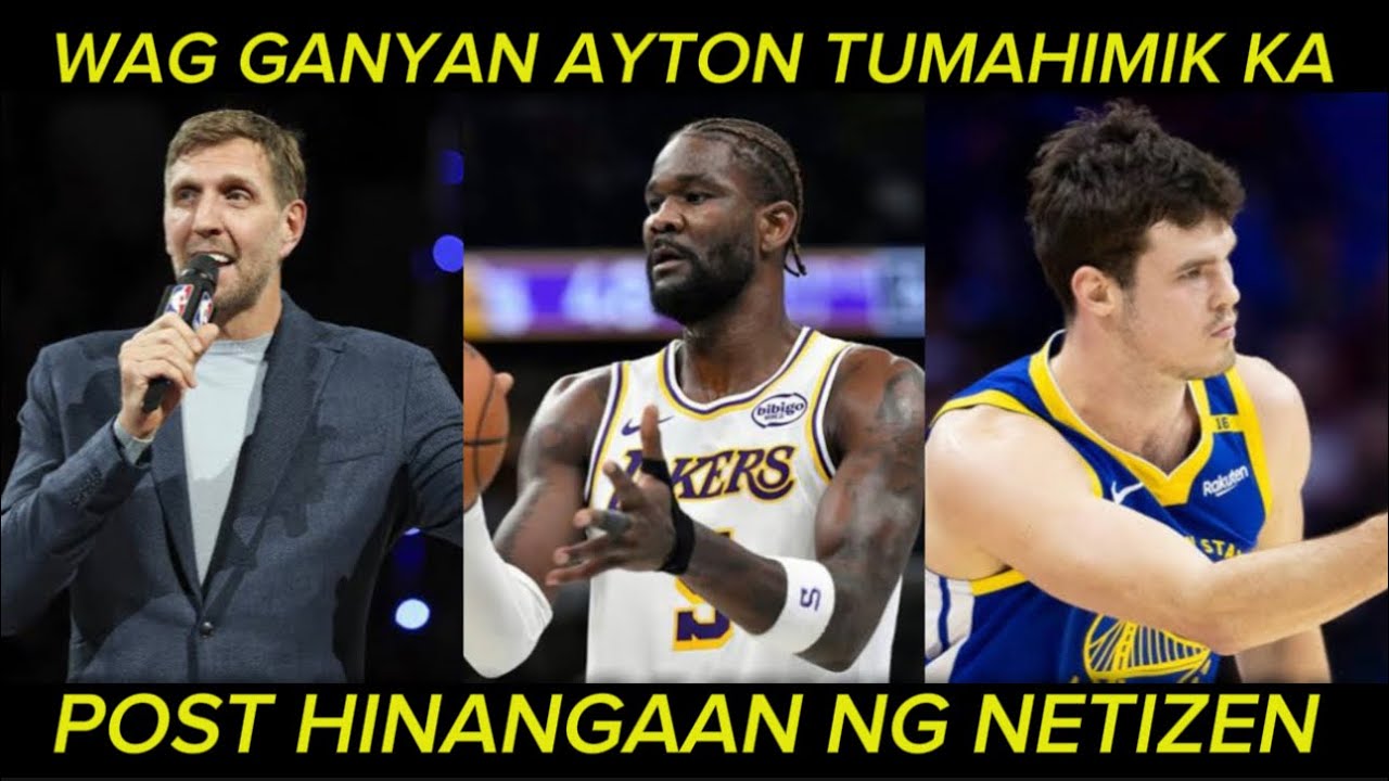 Dirk di nagustuhan ang sinabi ni Ayton. Post hinangaan sa ginawa nito