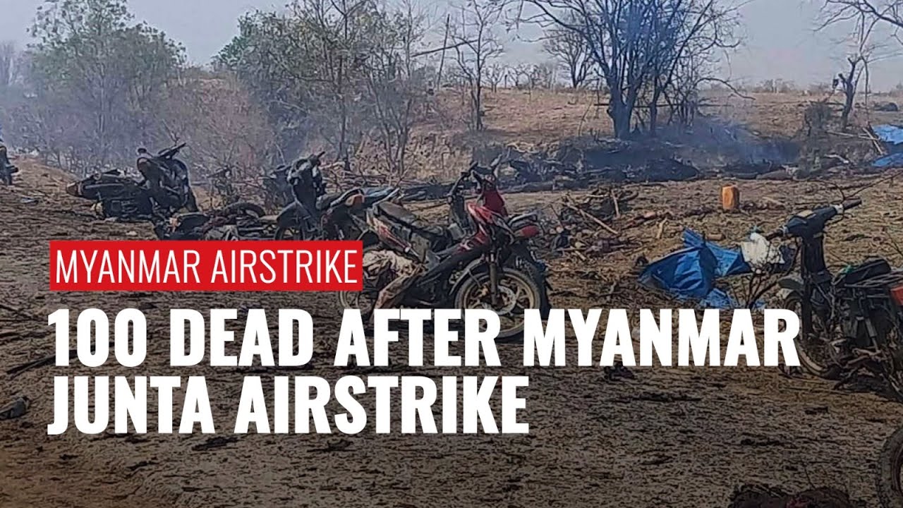 At least 100 killed in air strike by Myanmar junta on Pazigyi village