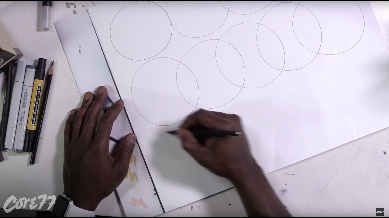 Warm Up Exercise for Design Sketching, Coreskills Episode 1