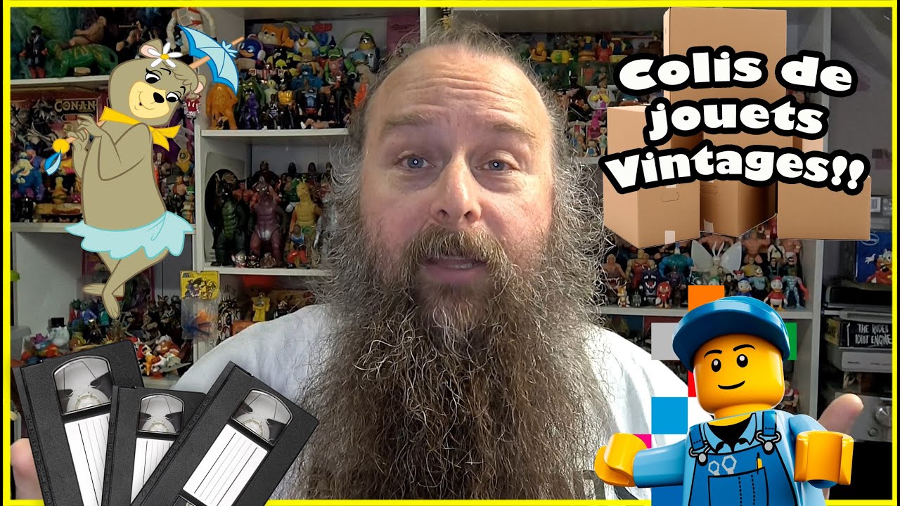 Colis de jouets vintages! 17/11/2024. VHS, Lego, Lansay