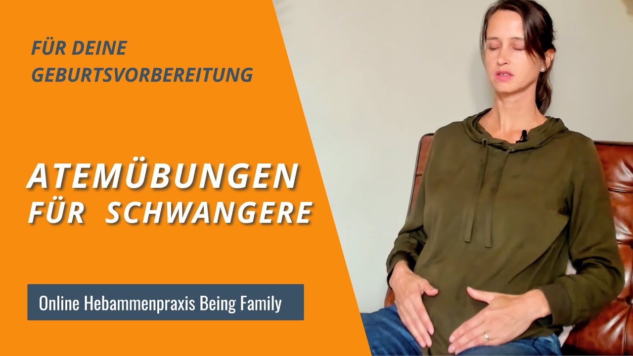 Wehen veratmen. Atemübung für Schwangere. Mehr Ausdauer.