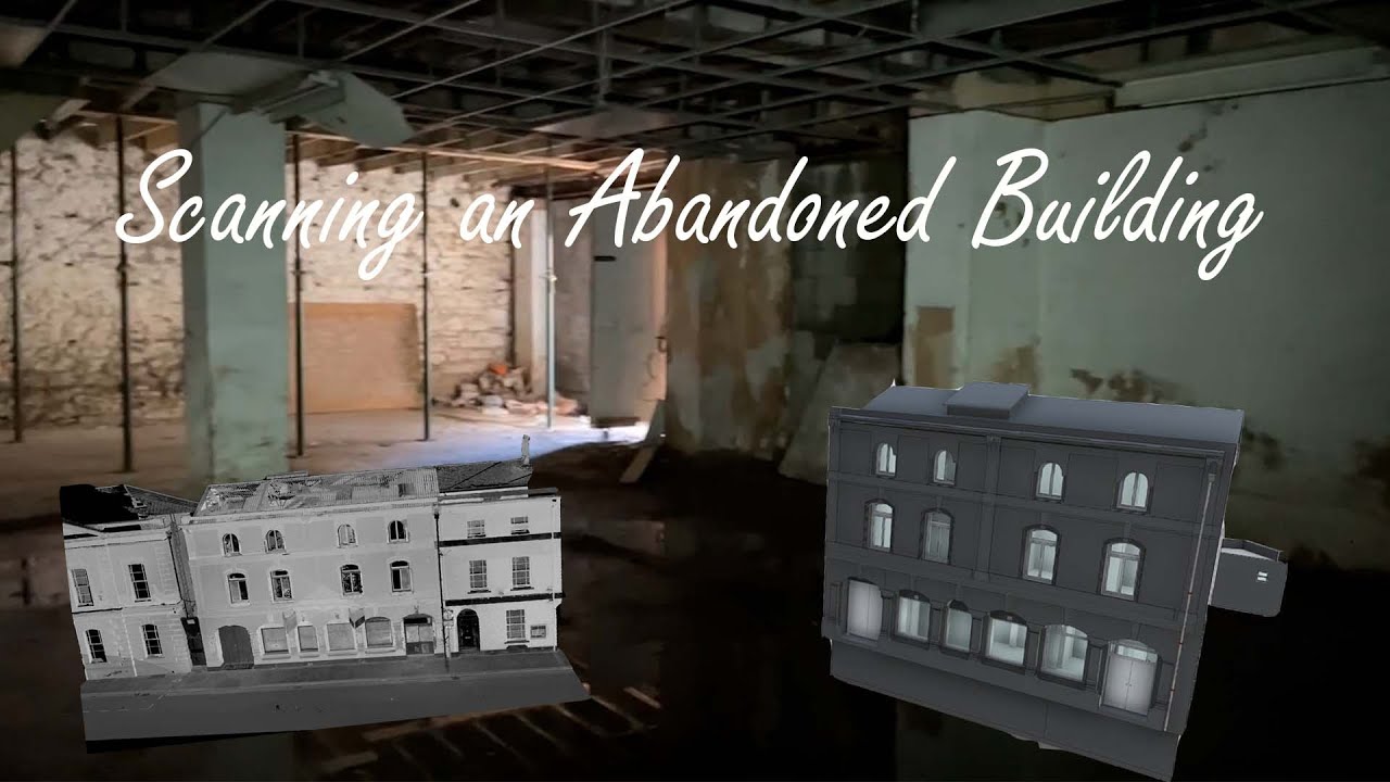 3D Scanning an abandoned building. Day in the life of a Neon Surveys surveyor.