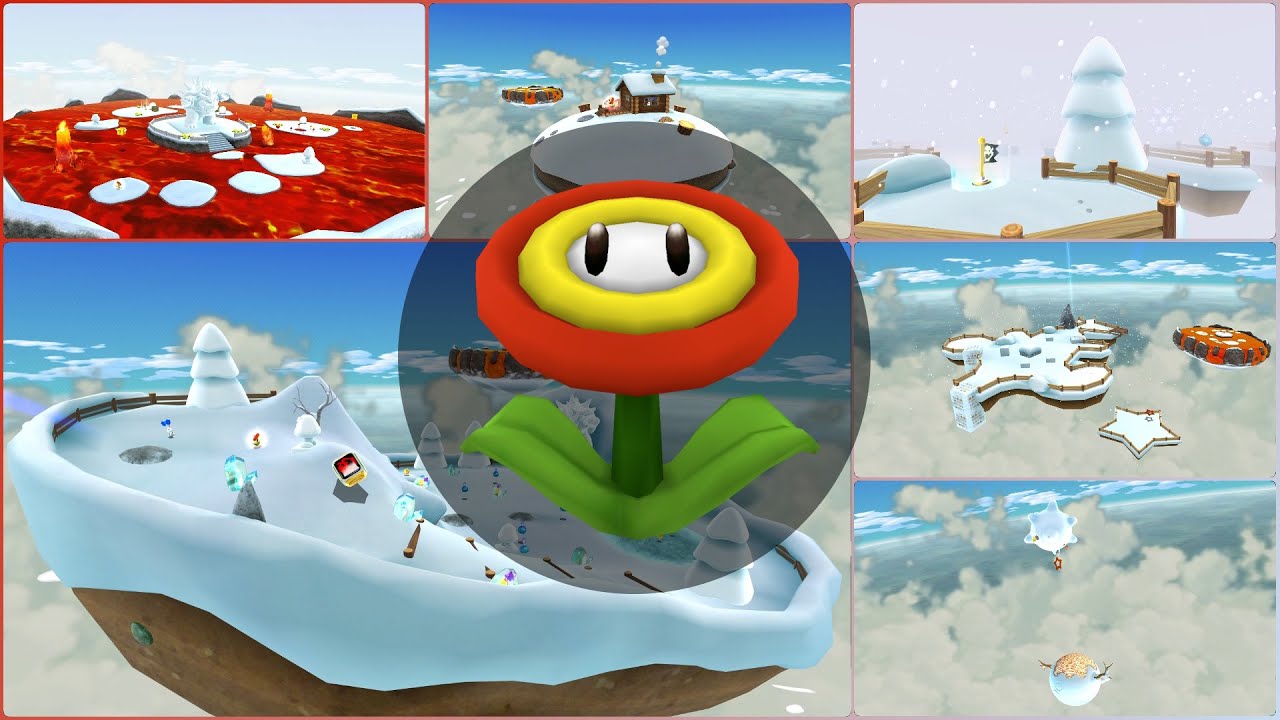 Super Mario Galaxy 2 - Freezy Flake Galaxy [Cinematic Showscase]