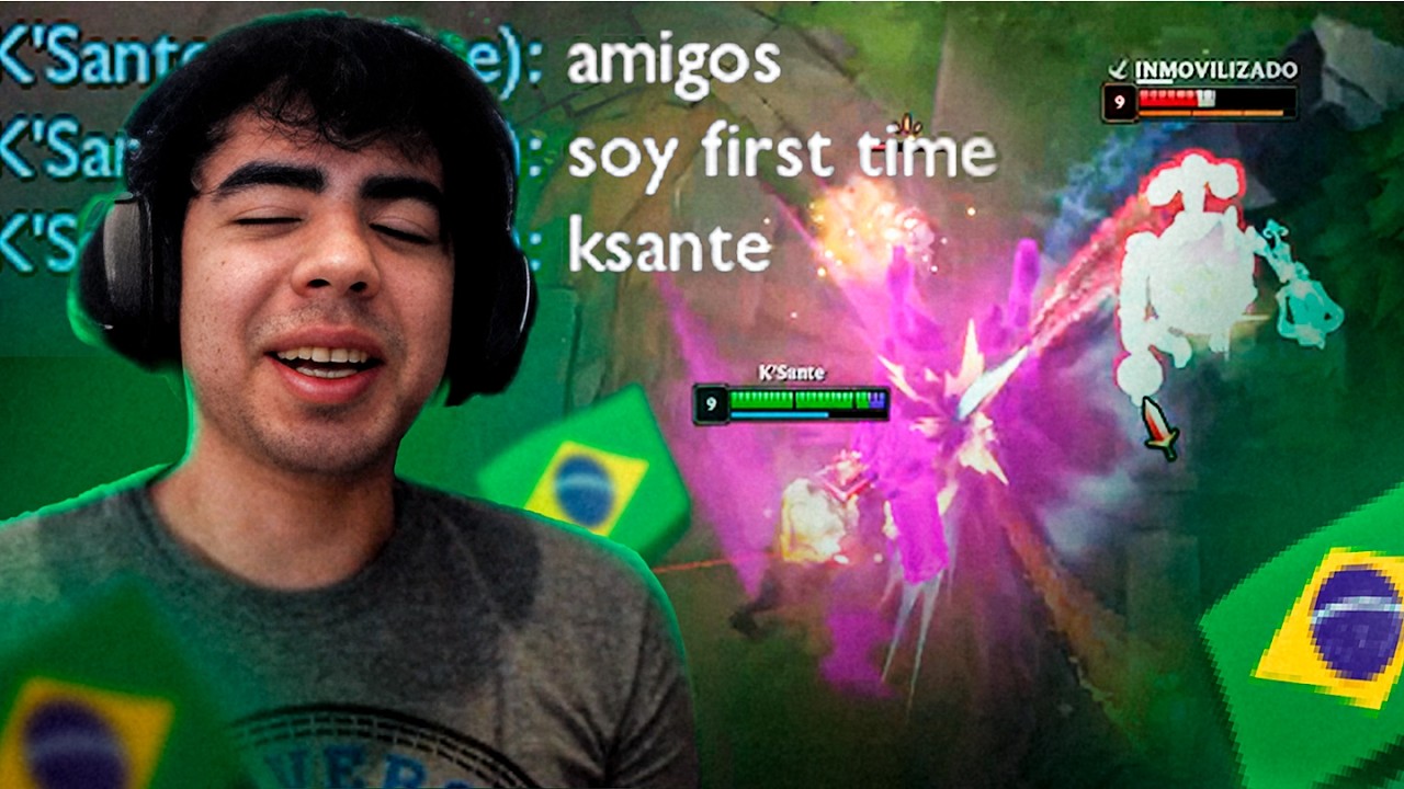 FIRST TIME KSANTE EN EL SCRIM MÁS IMPORTANTE (BRASIL)