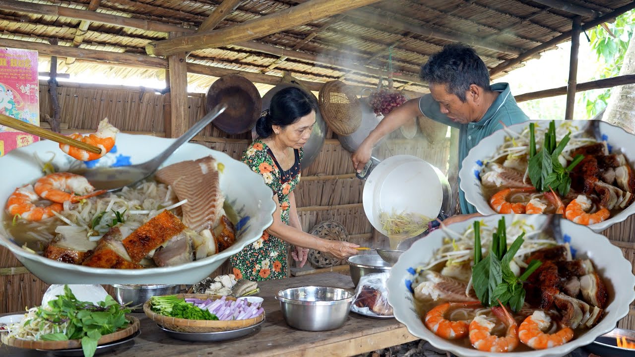 Bún Nước Lèo Sóc Trăng Thơm Ngon Dễ Làm | Cách Nấu Bún Nước Lèo Đặc Sản Sóc Trăng | KBMQ