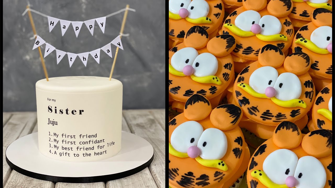Message Cake | Garfield CupCakes