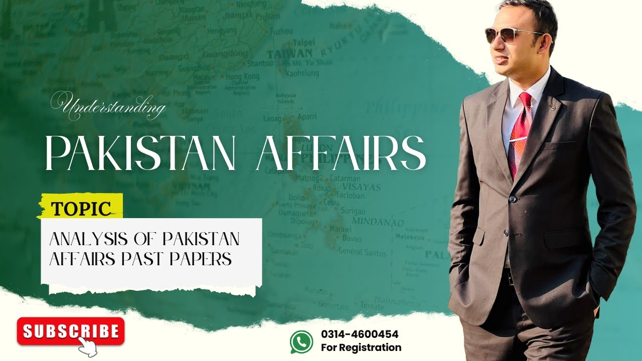 Understanding Pakistan Affairs Syllabus: how to prepare Pakistan Affairs smartly? | Sir Usman PAS