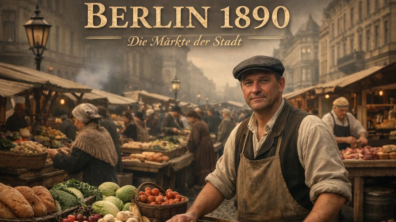 So waren die Märkte in Berlin im Jahr 1890