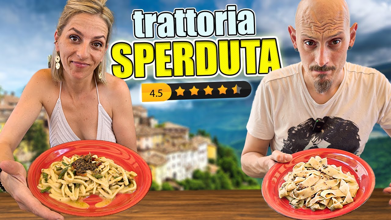 MANGIAMO in una TRATTORIA NASCOSTA nelle ZONE del TERREMOTO (Rinata due volte!)