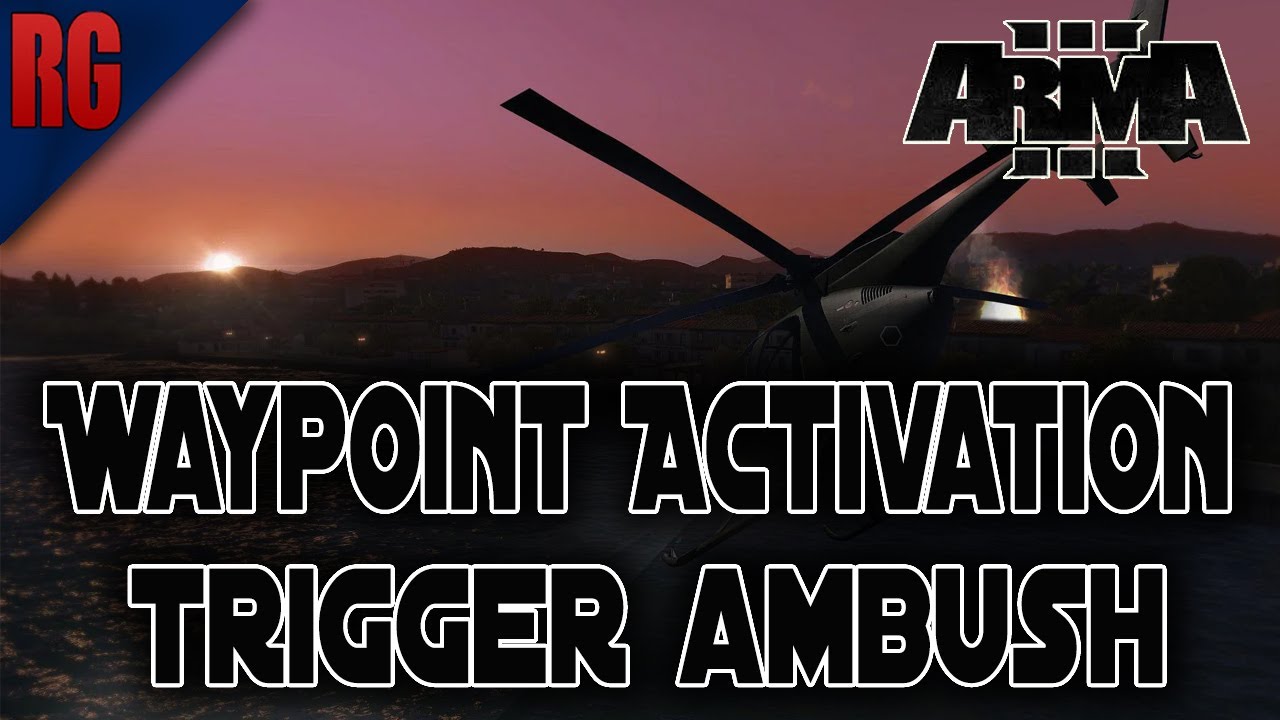 Arma 3 Editor Tutorial - How To Have Units Join Your Squad Off Waypoint Activation + Enemy Ambush