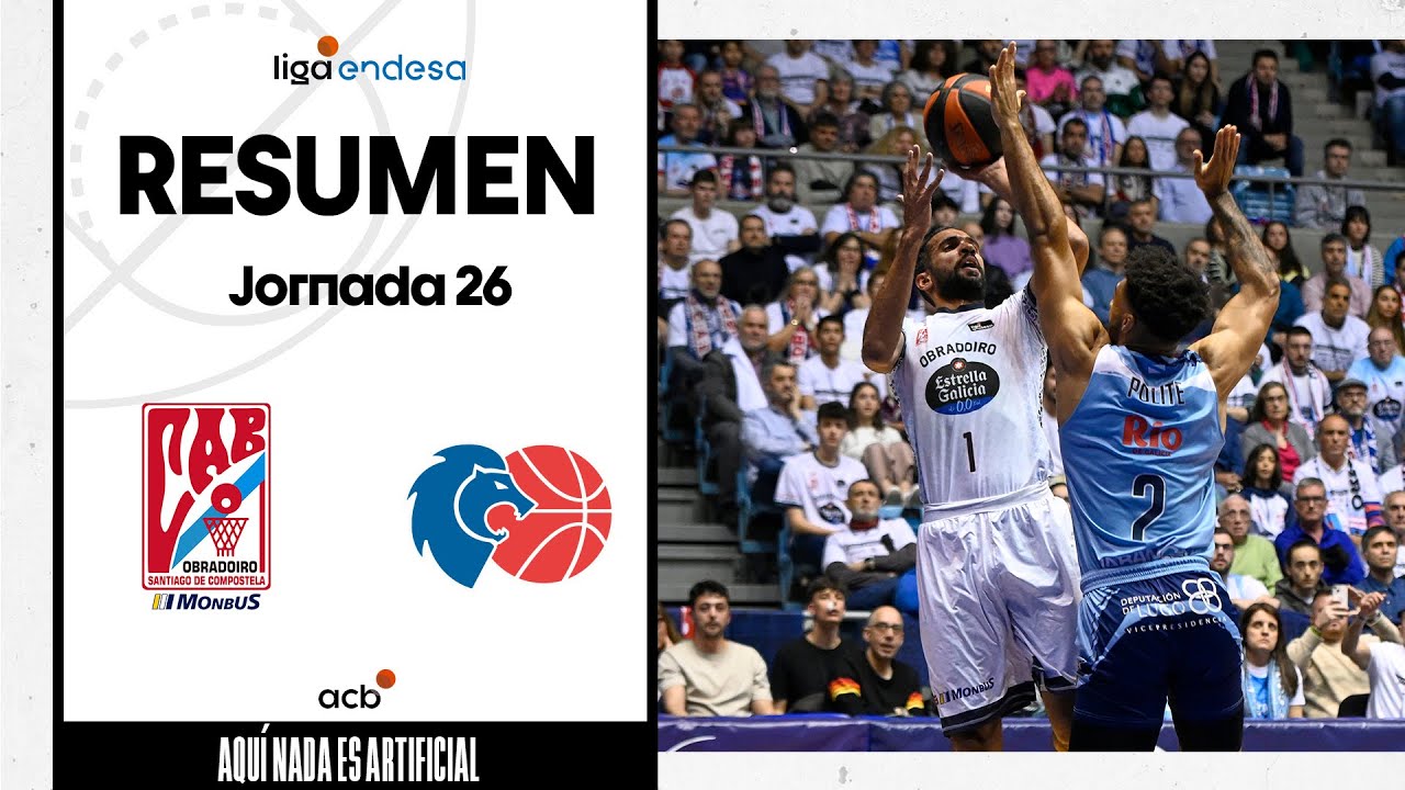 Monbus Obradoiro - Río Breogán (72-83) RESUMEN | Liga Endesa 2023-24