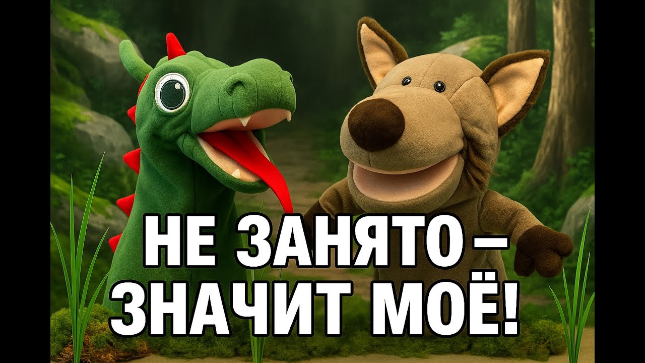 Не занято — значит моё! 🐺🐲 История о том, что нельзя брать чужое🔥